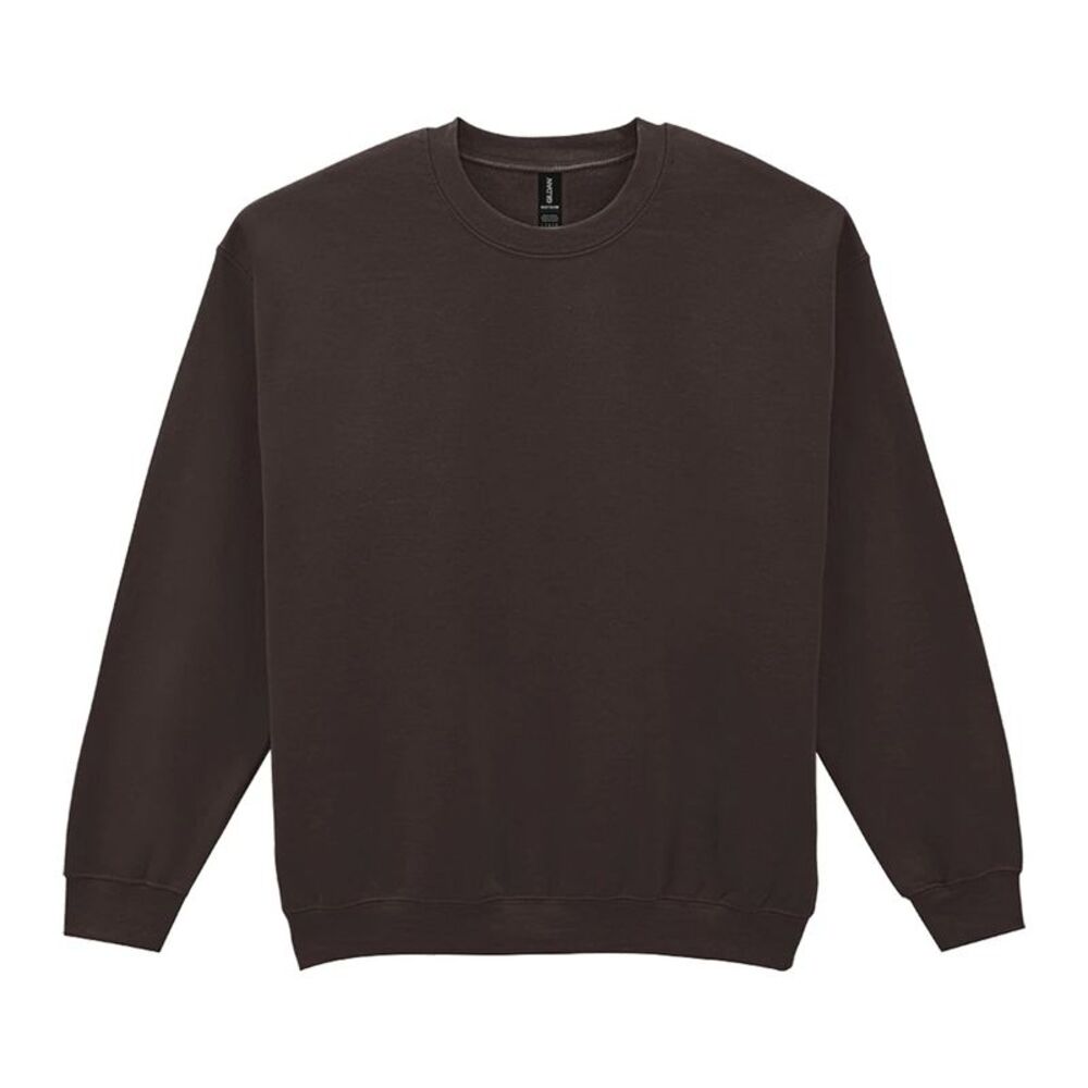 Gildan Womens/Ladies Heavy Blend Sweatshirt / Dark Chocolate